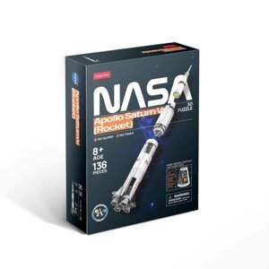 Puzzle 3D Apollo Saturn V Rocket 136 dílků -  CubicFun