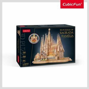 Puzzle 3D LED - Sagrada Familia 696 dílků