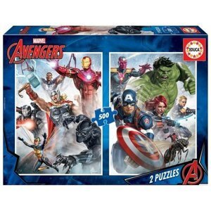 Puzzle Avengers 2x500 dílků
