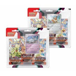 Pokémon TCG: Scarlet & Violet 03 Obsidian Flames - 3 Blister Booster