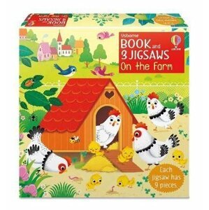 Usborne Book and 3 Jigsaws: On the Farm - Sam Taplin