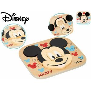 Mickey Mouse puzzle dřevěné 6dílků