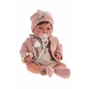 Antonio Juan 3306 PIPA - realistická panenka miminko s měkkým látkovým tělem - 40 cm