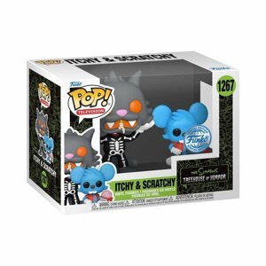 Funko POP&Buddy: Simpsonovi - Itchy and Scratchy (skeleton)