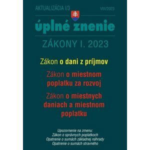 Aktualizácia I/3 2023 – daňové a účtovné zákony - Kolektiv autorů