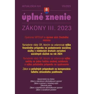 Aktualizácia III/4 2023 – Úprava životného minima - Kolektiv autorů