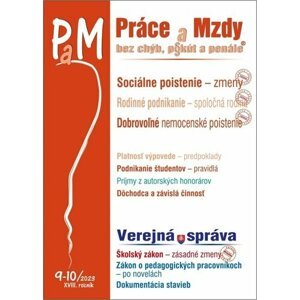 Práce a Mzdy, bez chýb, pokút a penále 9-10/2023