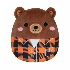 Squishmallows Podzim - Medvěd v kabátku Omar 20 cm