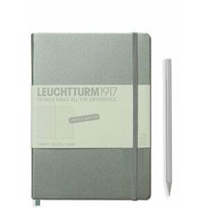 LEUCHTTURM1917 Notebook medium (A5), lined, silver 346656