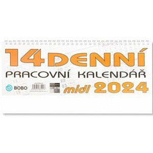 Pracovní midi 14denní 2024 - stolní kalendář