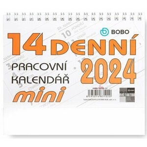 Pracovní mini 14denní 2024 - stolní kalendář