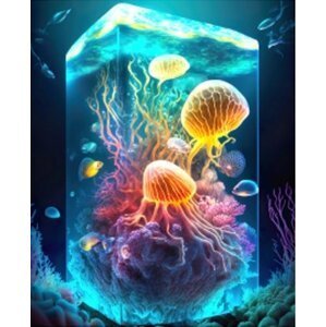 Dřěvěné puzzle/Jellyfish World A3 - EPEE