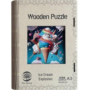 Dřevěné puzzle/Zmrzlinová exploze A3 - EPEE