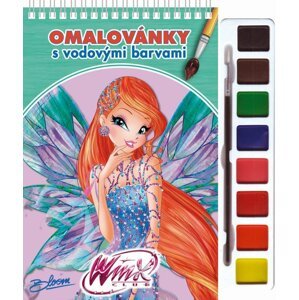 Winx Club Bloom - Omalovánky s vodovými barvami (zelená)