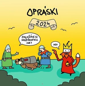 Opráski - Kalendář 2024 nástěnný - jaz