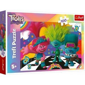 Puzzle Trollové 3 Zábavní Trollové 100 dílků