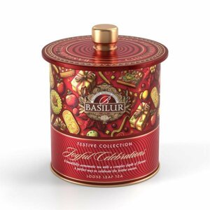 BASILUR Festive Tea Joyful Celebrations 75g (plechová dóza)