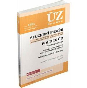 ÚZ 1554 Služební poměr příslušníků bezpečnostních sborů, Policie ČR, Vězeňská služba, BIS, Zpravodajské služby