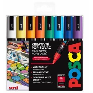 Posca sada popisovačů PC-5M 1,8 - 2,5 mm - mix barev (16 ks)