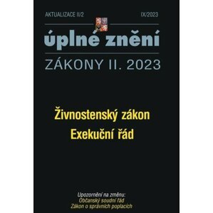 Aktualizace II/2 – Živnostenský zákon, Exekuční řád - Kolektiv autorů