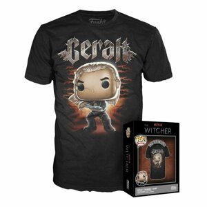 Funko Tričko Boxed Tee: The Witcher - Geralt (velikost L)