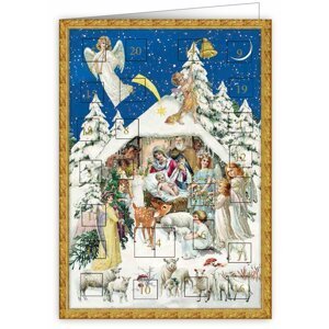 QUIRE PUBLISHING Přání adventní kalendář WF317 QP - vánoční