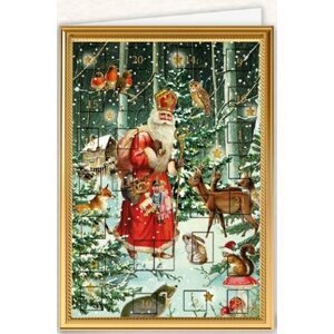 QUIRE PUBLISHING Přání adventní kalendář WF449 QP - vánoční