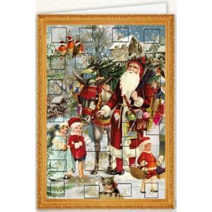 QUIRE PUBLISHING Přání adventní kalendář WF450 QP - vánoční