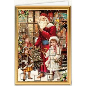 QUIRE PUBLISHING Přání adventní kalendář WF451 QP - vánoční