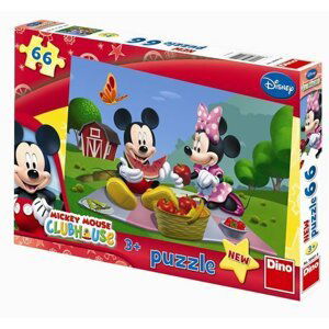 Mickey Mouse na pikniku - puzzle 66 dílk