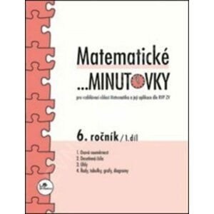 Matematické minutovky pro 6. ročník/ 1. díl - Miroslav Hricz