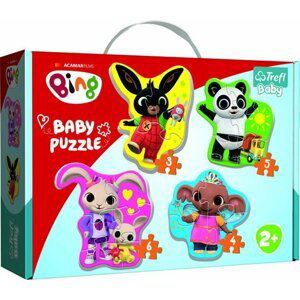 Puzzle baby Bing Bunny a přátelé v krabici 27,5x19x6cm 24m+