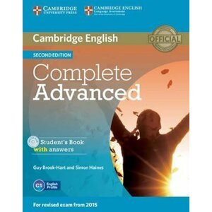 Complete Advanced Student´s Book with Answers with CD-ROM (2015 Exam Specification), 2nd Edition - Guy Brook-Hart