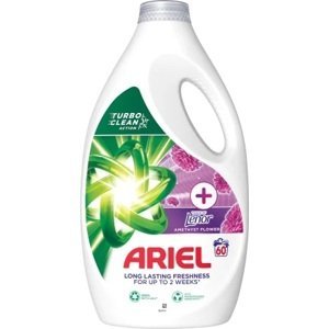 Gel na praní Ariel + Touch Of Lenor Amethyst Flower, 60 PD, 3 l