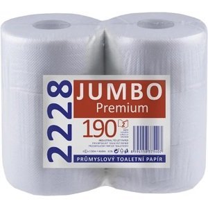 Toaletní papír JUMBO Premium 190 6 rolí