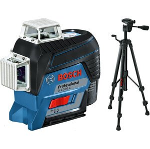 BOSCH GLL 3-80 C křížový laser (3x360°) + stativ