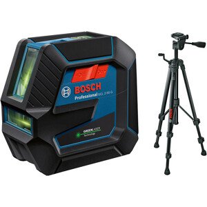 BOSCH GCL 2-50 G křížový laser s olovnicí + stativ