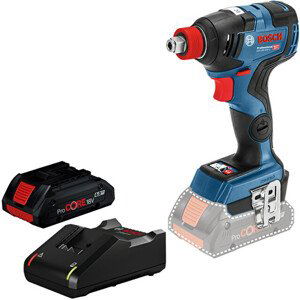 BOSCH GDX 18V-200 C (1x4Ah) aku kombinovaný rázový utahovák