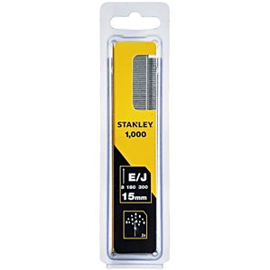 STANLEY 1-SWK-BN0625T kolářské hřebíčky typ J, 1000 ks - délka 15mm