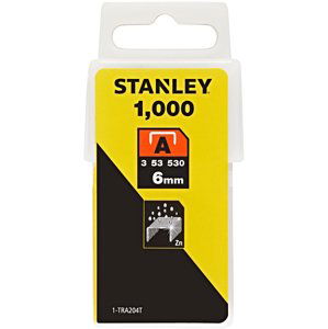 STANLEY 1-TRA204T spony LD typ A - 11,3 mm, délka 6 mm, balení 1000 ks