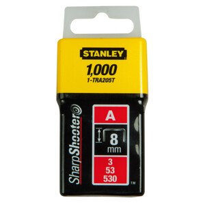 STANLEY 1-TRA205-5T spony LD typ A - 11,3 mm, délka 8 mm, 5000 ks