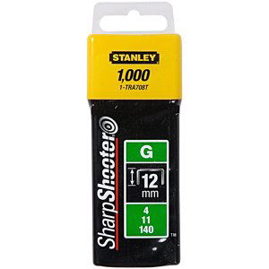 STANLEY 1-TRA708T spony HD typ G - 10,6 mm, délka 12 mm, 1000 ks