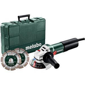 METABO WEQ 1400-125 Set (2x DIA kotouč, kufr)