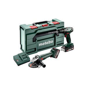 METABO Combo Set 2.6.6 18 V aku úhlová bruska + aku vrtačka