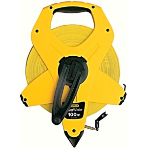 STANLEY pásmo PowerWinder s plastovou páskou 100 m x 12,7 mm