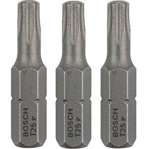 BOSCH šroubovací bit Torx Extra-Hart T25 25mm (3 ks)