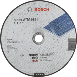 BOSCH 230x22,23mm rovný řezný kotouč na kov Expert for Metal (3 mm)