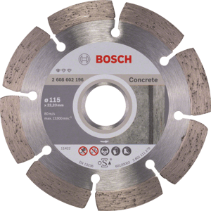 BOSCH 115x22,23mm DIA řezný kotouč na beton Professional for Concrete (1.6 mm)