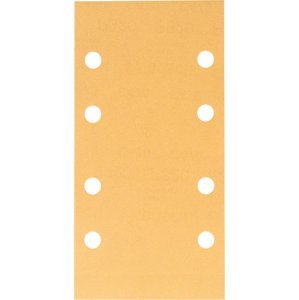 BOSCH 93x186mm obdelníkový hrubý brusný papír Best for Wood, 10 ks v balení