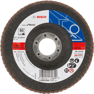 BOSCH X551 (G60) 125mm lamelový kotouč Expert for Metal - hrubý, lomený